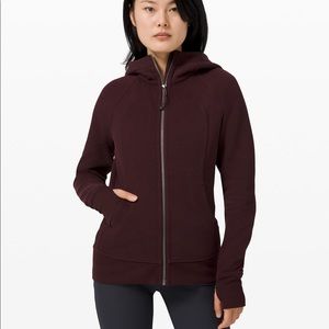 Lululemon Garnet Scuba Hoodie *Light Cotton Fleece
